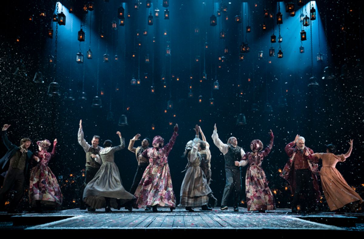 The company at Photos: First Look at Bradley Whitford, Kate Burton & More in A CHRISTMAS CAROL