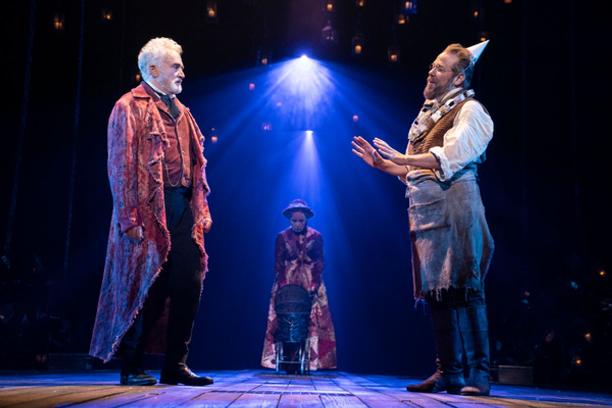 Bradley Whitford, Kate Burton, and Evan Harrington  at 