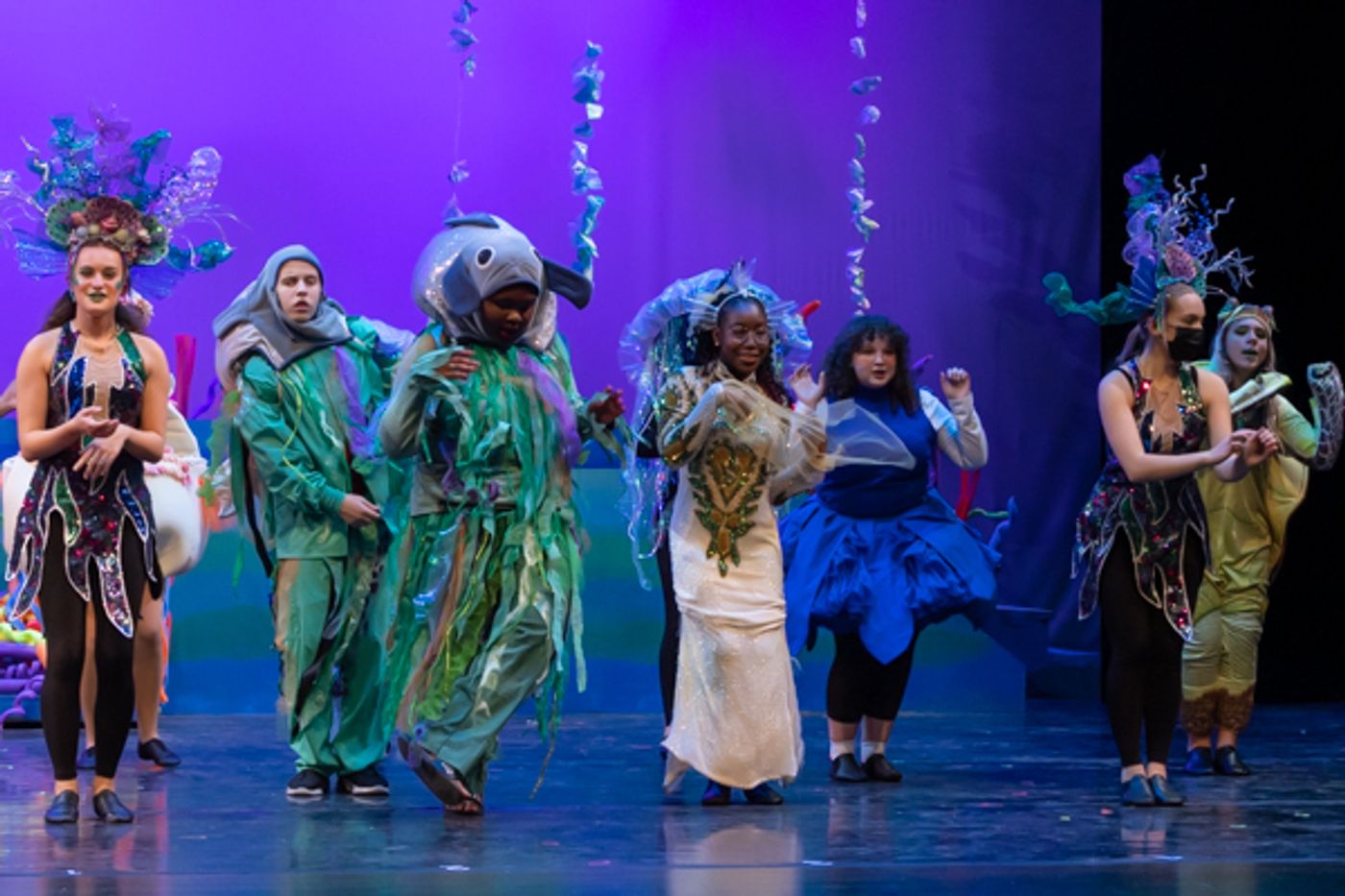 Photos: First look at The New Albany High School Theatre Department's DISNEY's THE LITTLE MERMAID Photos: First look at The New Albany High School Theatre Department's DISNEY's THE LITTLE MERMAID Image