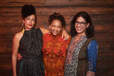 Zadie Smith, Clare Perkins and Indhu Rubasinham Photo