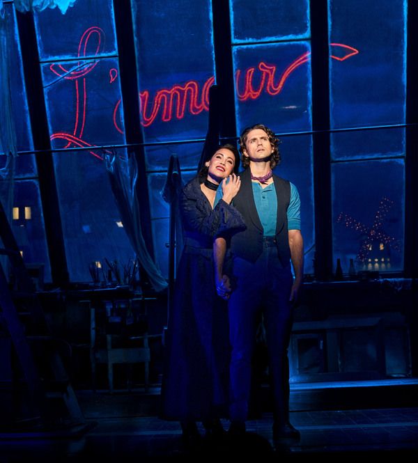 Natalie Mendoza and Aaron Tveit              Photo