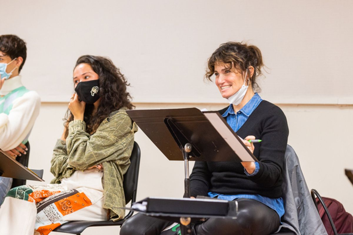 YDE and Idina Menzel  at 