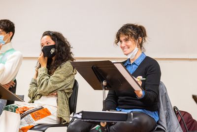 YDE and Idina Menzel  Photo