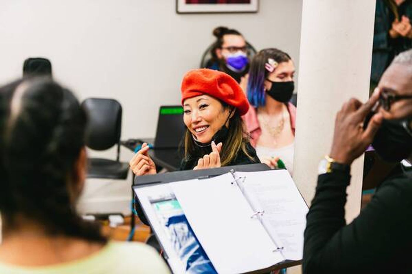 Photos: First Look at Idina Menzel, Javier Muñoz & More in Rehearsals for WILD: A Musical Becoming  Image