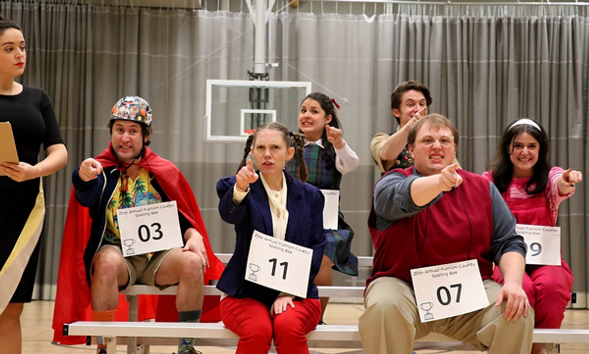The cast of the 25th Putnam Count Spelling Bee at Gallery Players at Photos: First Look At THE 25TH ANNUAL PUTNAM COUNTY SPELLING BEE Presented By Gallery Players