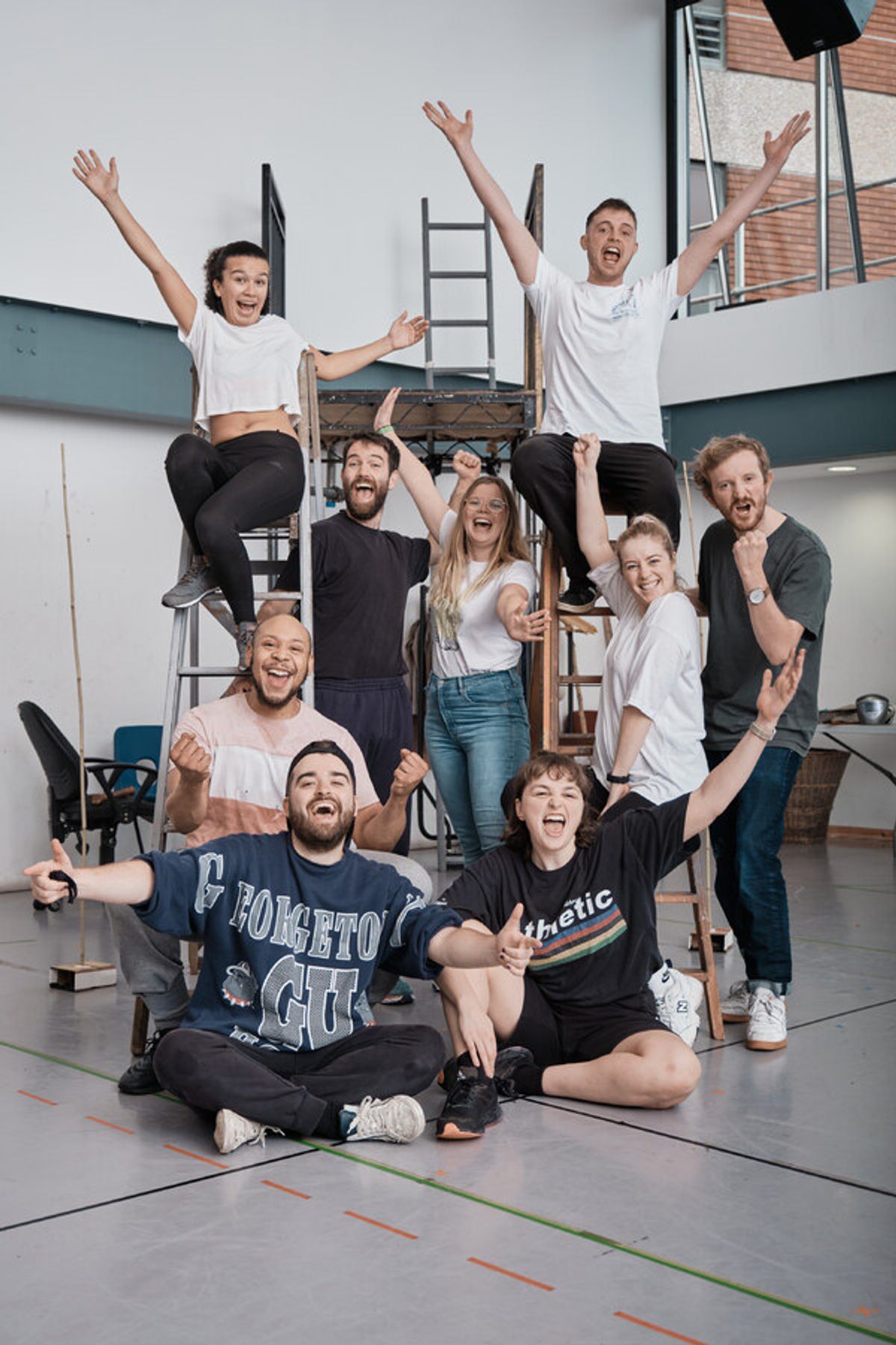 The Company of ROBIN HOOD at Photos: Inside Rehearsal for ROBIN HOOD at Bristol Old Vic