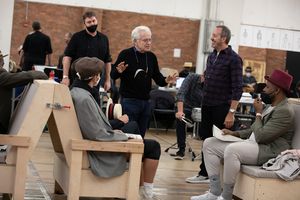 Warren Carlyle, Jerry Zaks, and Patrick Vaccariello @ BroadwayWorld Warren Carlyle, Jerry Zaks, and Patrick Vaccariello Photo