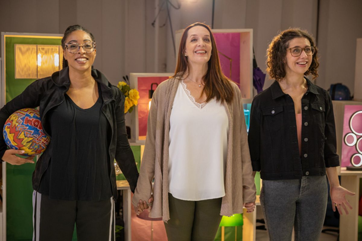 Danielle Summons, Julia Murney, Liz Flemming at 