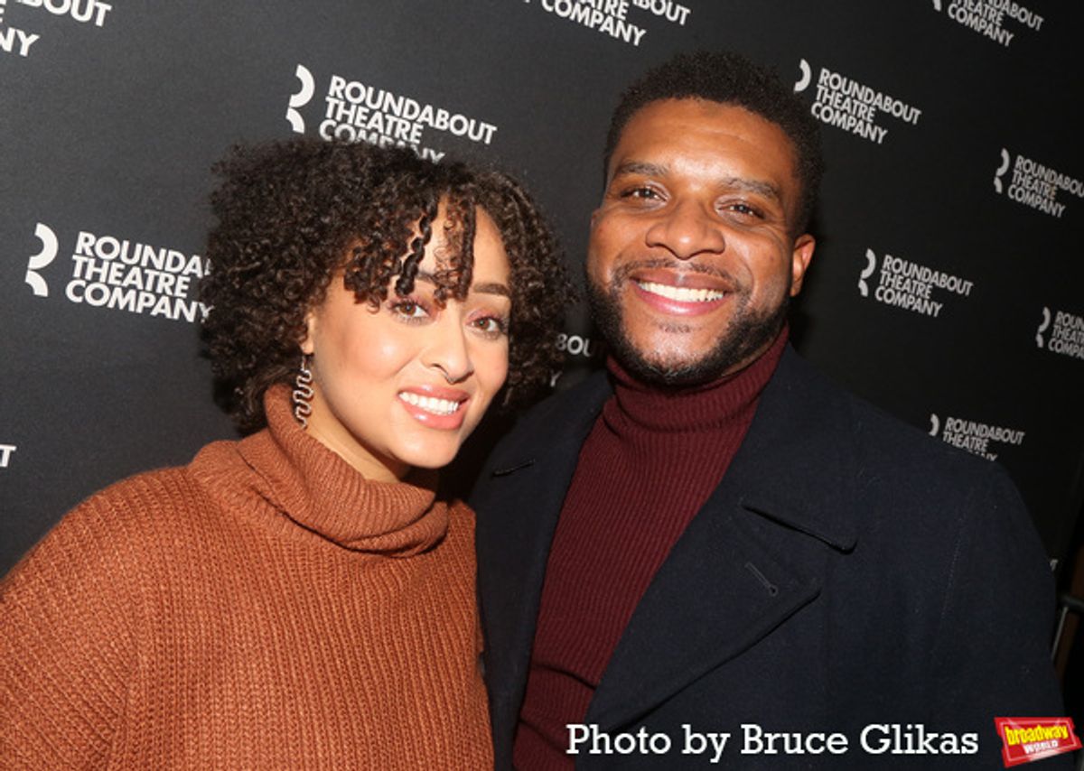Elle Marie Scott and KennanScott II at Photos: TROUBLE IN MIND Opens On Broadway!