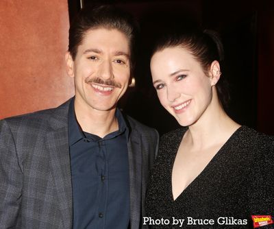 Michael Zegen and Rachel Brosnahan Photo