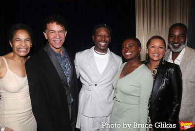 Allyson Tucker Mitchell, Brian Stokes Mitchell, Brandon Micheal Hall, Celia Rose Good Photo