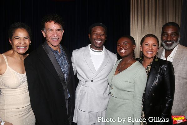 Allyson Tucker Mitchell, Brian Stokes Mitchell, Brandon Micheal Hall, Celia Rose Good Photo