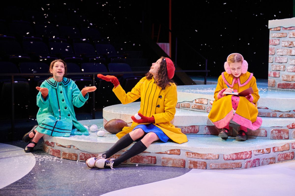 Lucia Harris, Alice Rivera, and Maura Kuhnen-Grooms at Photos: First Look at A CHARLIE BROWN CHRISTMAS at First Stage