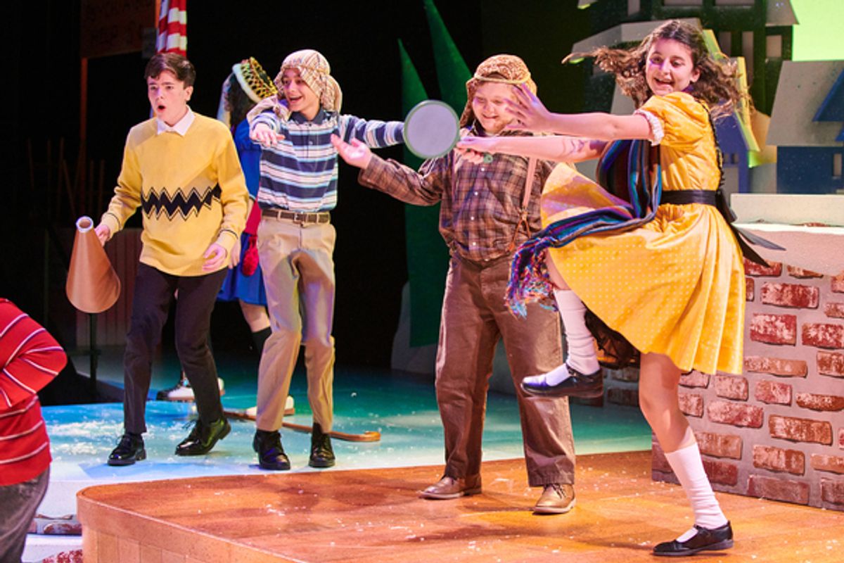 Nolan Zellermayer, Patrick Kanter, Benjamin Poindexter, and Taylor Arnstein at Photos: First Look at A CHARLIE BROWN CHRISTMAS at First Stage