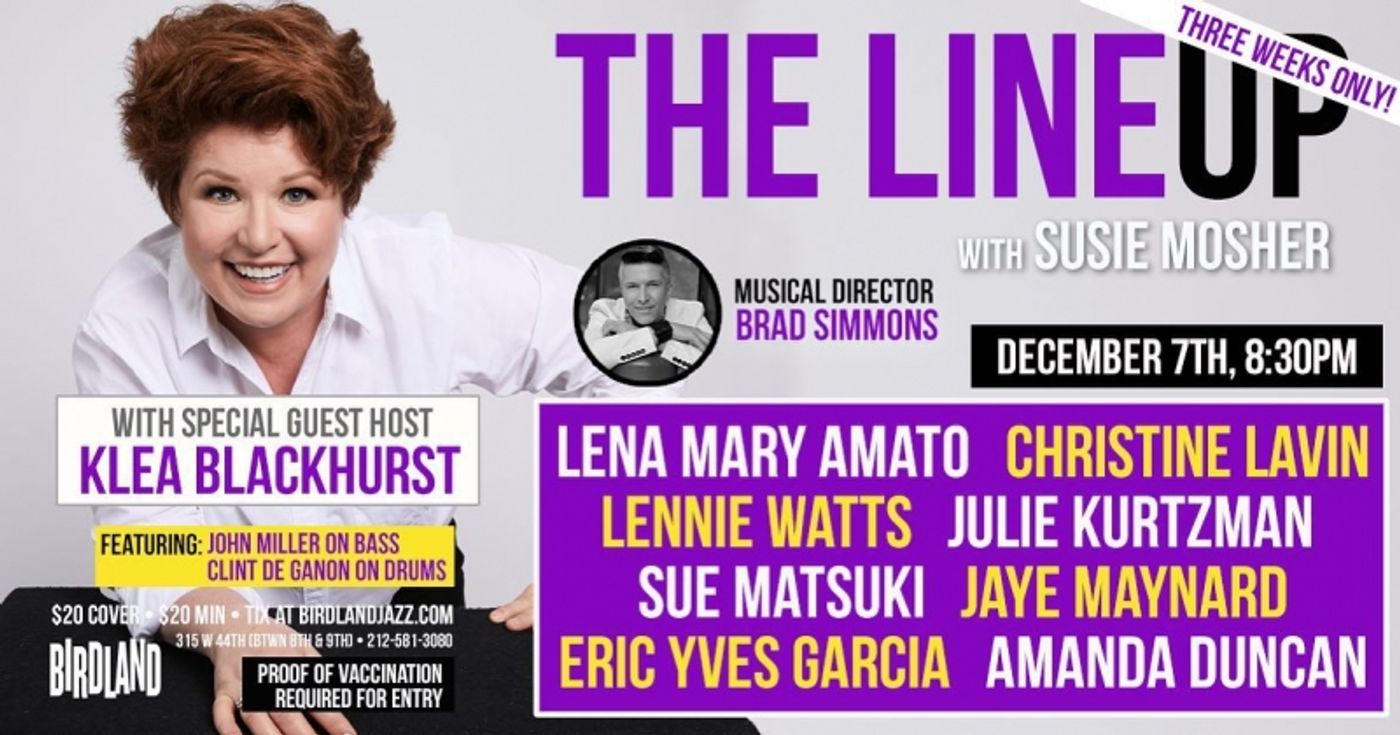 Photo Flash: THE LINEUP WITH SUSIE MOSHER (KLEA BLACKHURST) Gets The Stewart Green Treatment at Birdland Theater Photo Flash: THE LINEUP WITH SUSIE MOSHER (KLEA BLACKHURST) Gets The Stewart Green Treatment at Birdland Theater Image