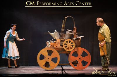 Belle (Lainee Jentz), Maurice (Jonathan Geffner) Photo