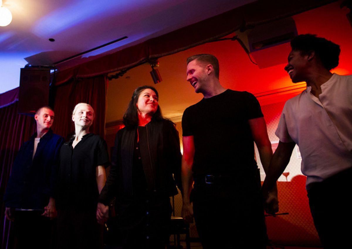 Director George Miller, Aliza Russel, Pianist Renate Rohlfing, Timothy McDevitt, & Kayla Farrish  at 