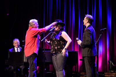 Billy Stritch, Larry Gatlin, Jane Monheit, Jim Caruso Photo