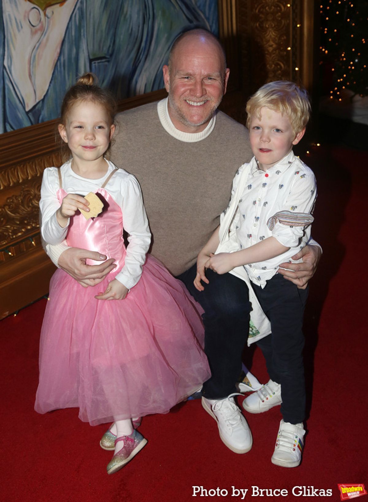 Martha Harper, Chris Harper and Barnaby Harper at 