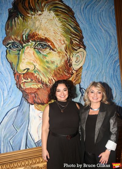 Immersive Van Gogh Special Events Director Dasha Koros and Immersive Van Gogh Produce Photo
