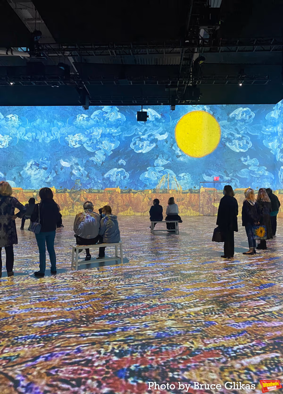 Ambiance at Van Gogh: The Immersive Experience at Photos: Go Inside Reopening Night of IMMERSIVE VAN GOGH at Pier 36