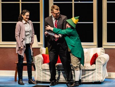 Shana Eisenberg as Emily Hobbs, Sayer Keeley as Buddy and Brent Teclaw as Walter in S Photo