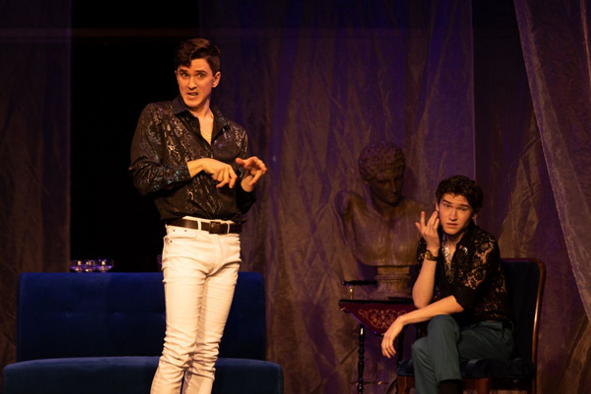 Ryan Knight (Algy) and Stephen Solomon (Jack).    Photo by Adam Smith Jr. at 