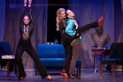 Emma Green (Dancer 2), Chandler Corley-Essex (Dancer 1) and Jackson Cline (Lane).     Photo