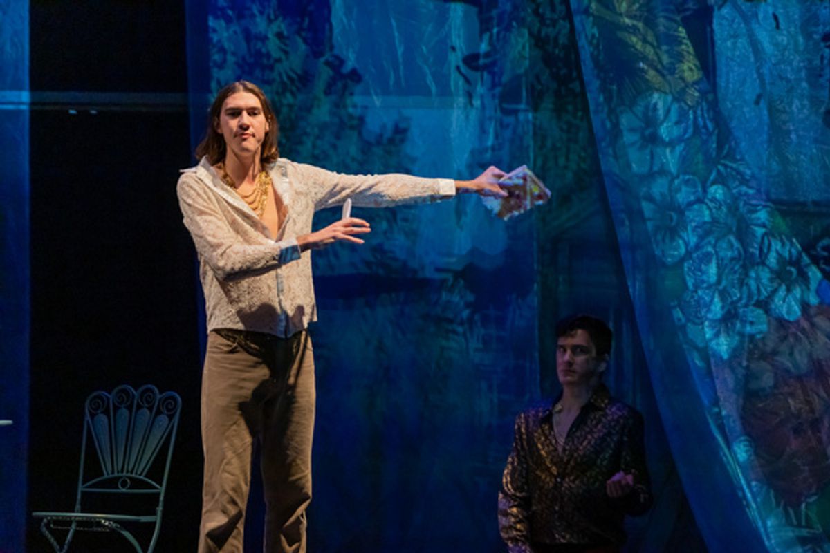 Michael Morley (Cecil) and Ryan Knight (Algy).    Photo by Adam Smith Jr. at 