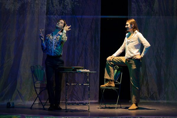 Diego Blanc Zoco (Gwyn) and Michael Morley (Cecil).    Photo by Adam Smith Jr. Photo