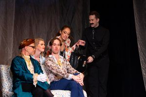 Kevin Hughes-Noboa (Lady Bracknell) Chandler Corley-Essex (Dancer 1), Diego Blanc Zoc Photo