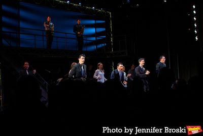 The cast of JERSEY BOYS Photo