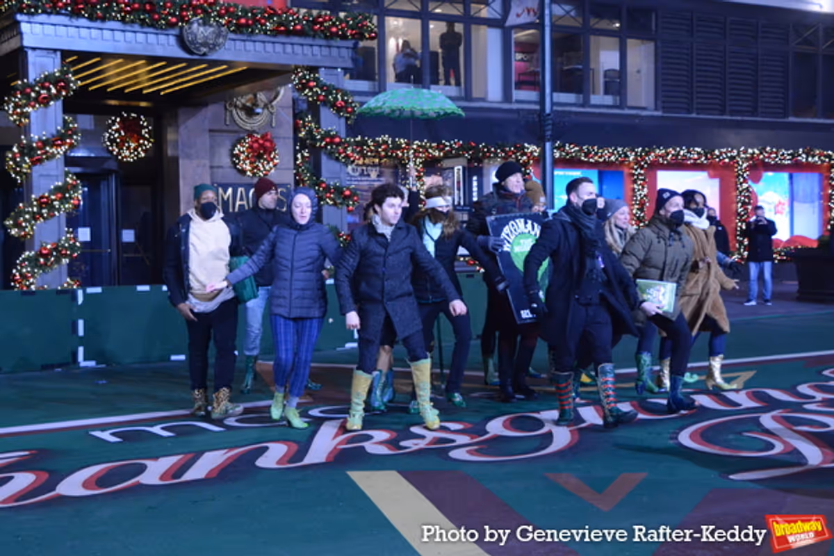 The Cast of Wicked at Photos: Cast of WICKED, SIX, and More Rehearse For the Macy's Thanksgiving Day Parade