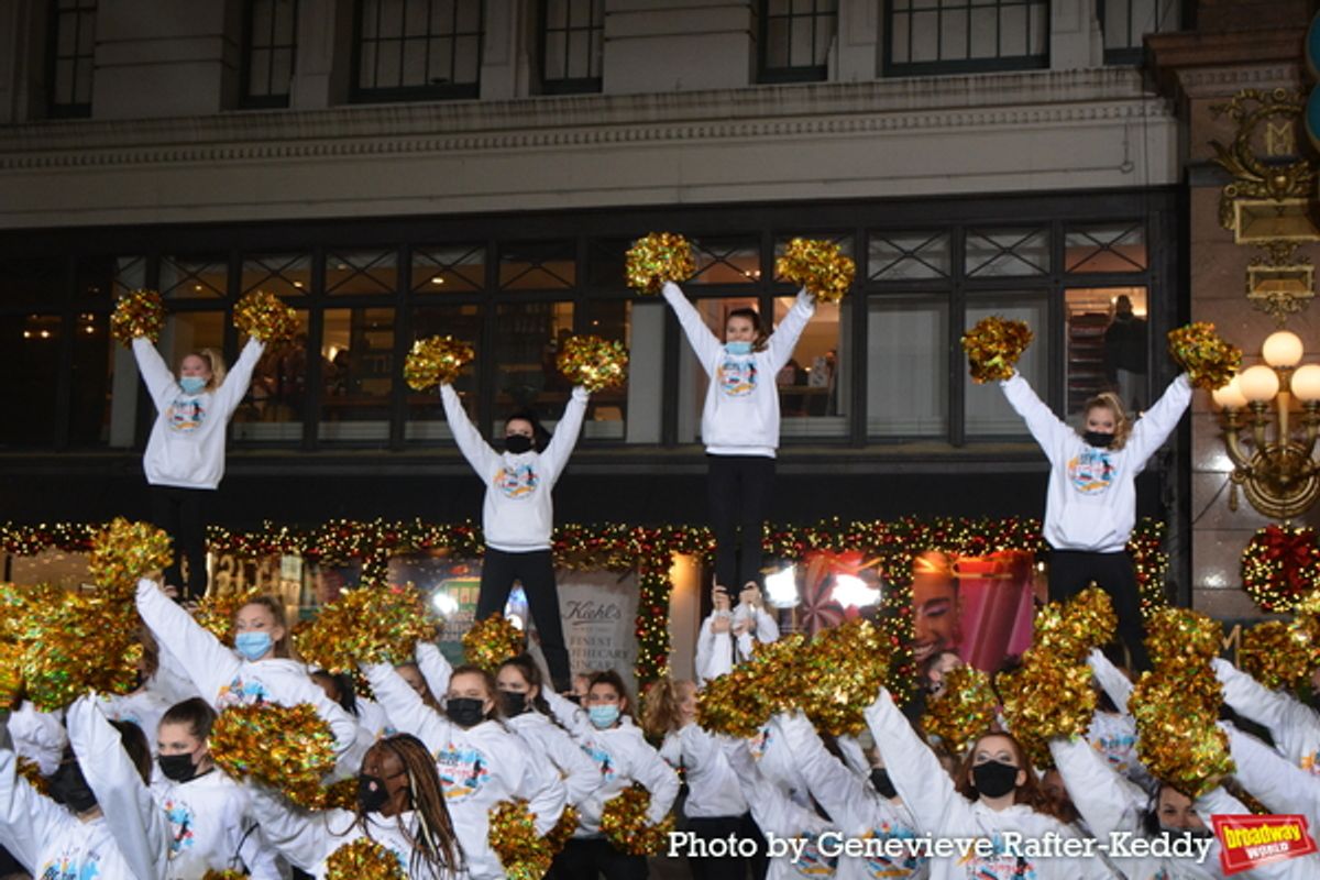 Spirit of America Cheer at Photos: Cast of WICKED, SIX, and More Rehearse For the Macy's Thanksgiving Day Parade