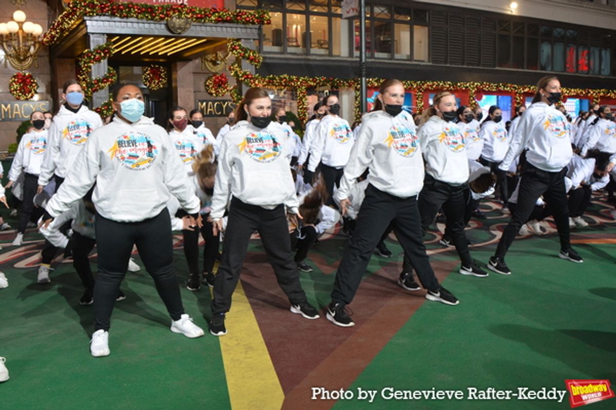 Spirit of America Dance at Photos: Cast of WICKED, SIX, and More Rehearse For the Macy's Thanksgiving Day Parade
