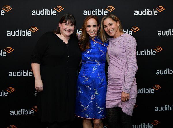 Faith Salie (C), director Amanda Watkins (R) and guest attend  Photo