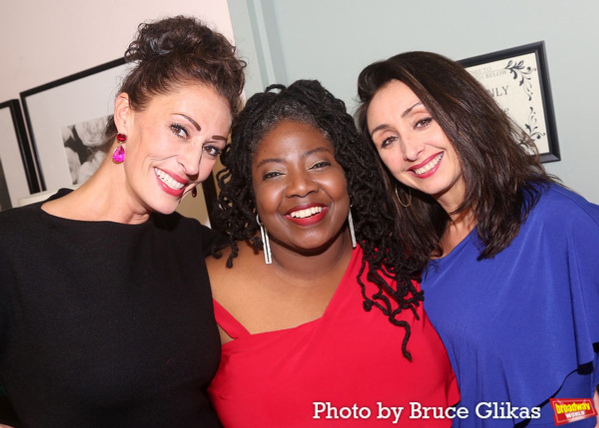 Sara Gettelfinger, Catrice Joseph and Natascia Diaz at 