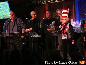 Kevin Chamberlin, Justin Greer, David Engel, Tom Plotkin and Cathy Rigby Photo