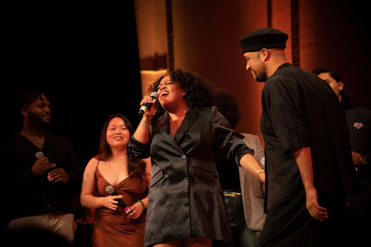 The cast of Sing Out For Freedom at Photos: See Peppermint, Judy Kuhn, Nikki M. James & More at SING OUT FOR FREEDOM