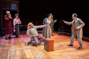 Bill Buell, Cathryn Wake, Orville Mendoza, Jacque Wilke, and George Abud  Photo