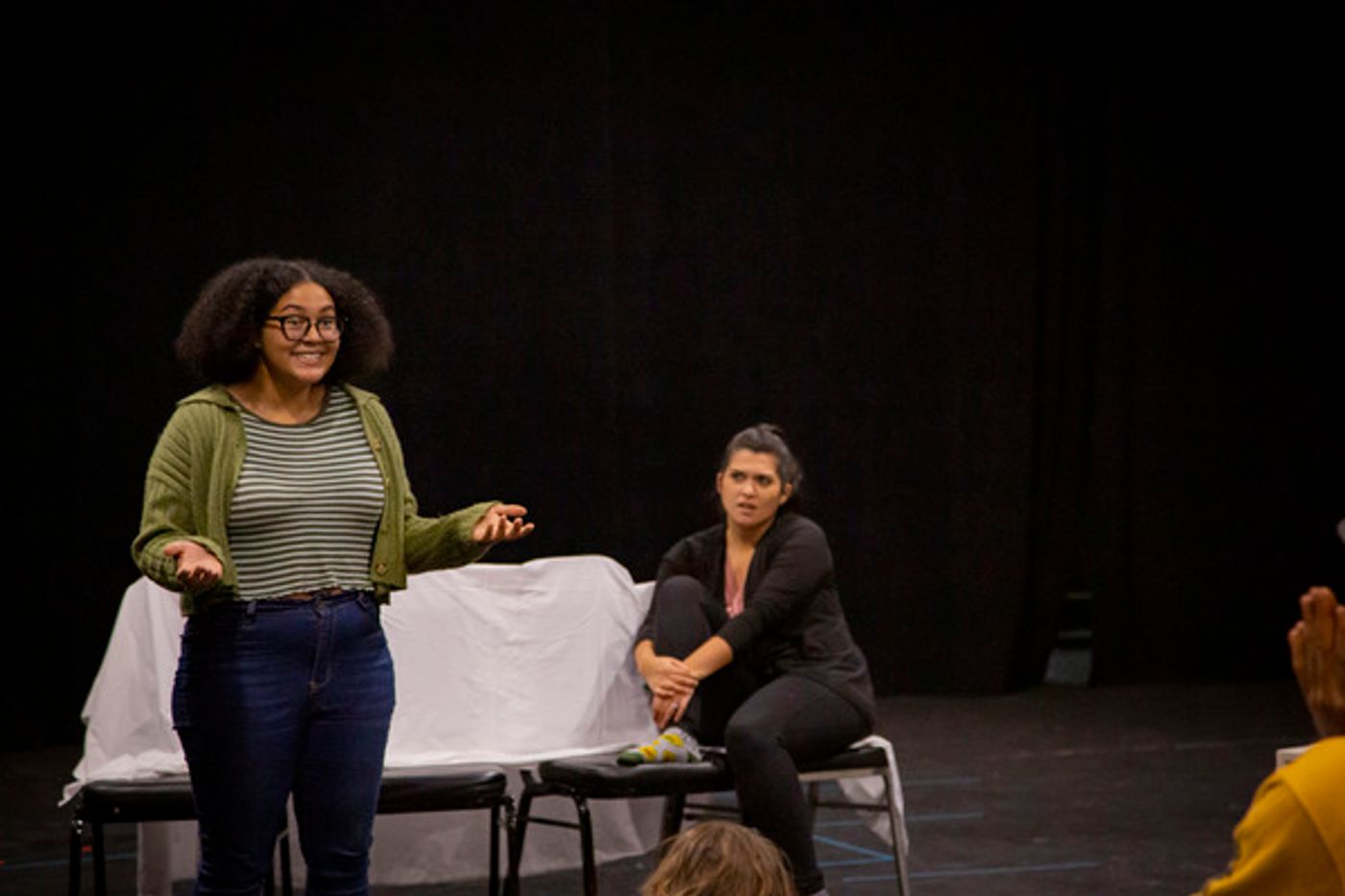 Photos: In Rehearsal for 10 MINUTES TO MIDNIGHT At Cleveland Public Theatre Photos: In Rehearsal for 10 MINUTES TO MIDNIGHT At Cleveland Public Theatre Image