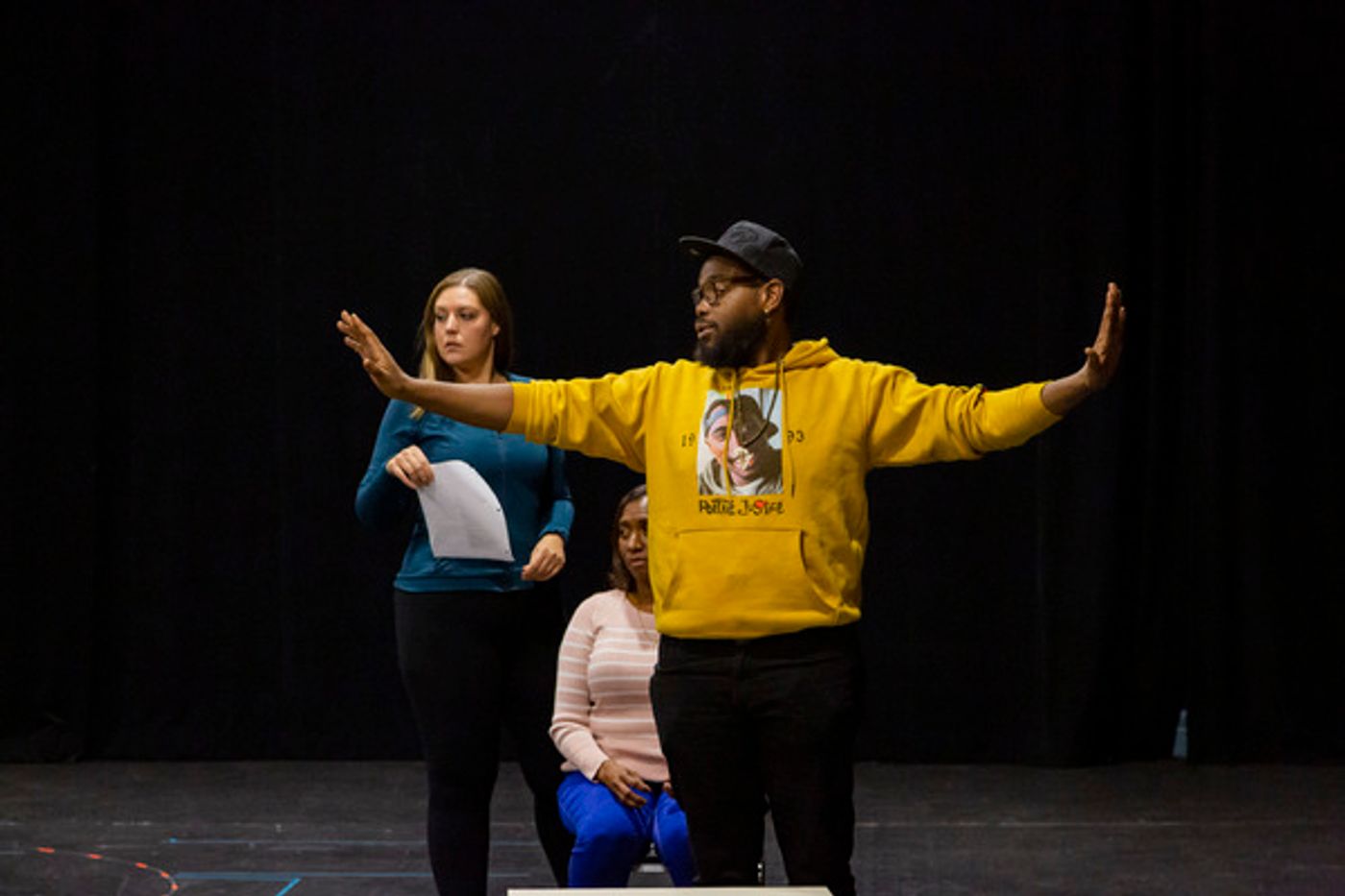 Photos: In Rehearsal for 10 MINUTES TO MIDNIGHT At Cleveland Public Theatre Photos: In Rehearsal for 10 MINUTES TO MIDNIGHT At Cleveland Public Theatre Image