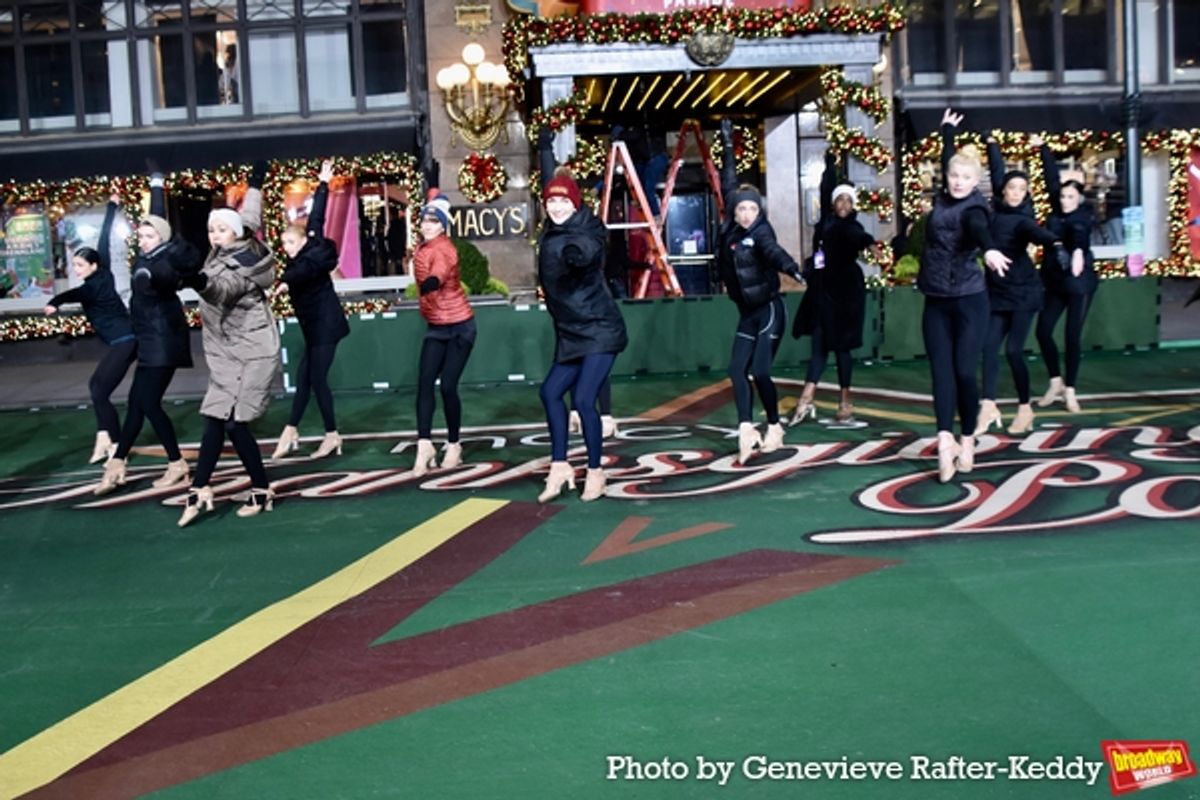 The Radio City Rockettes at Photos: Inside the Second Day of Rehearsals For the Macy's Thanksgiving Day Parade