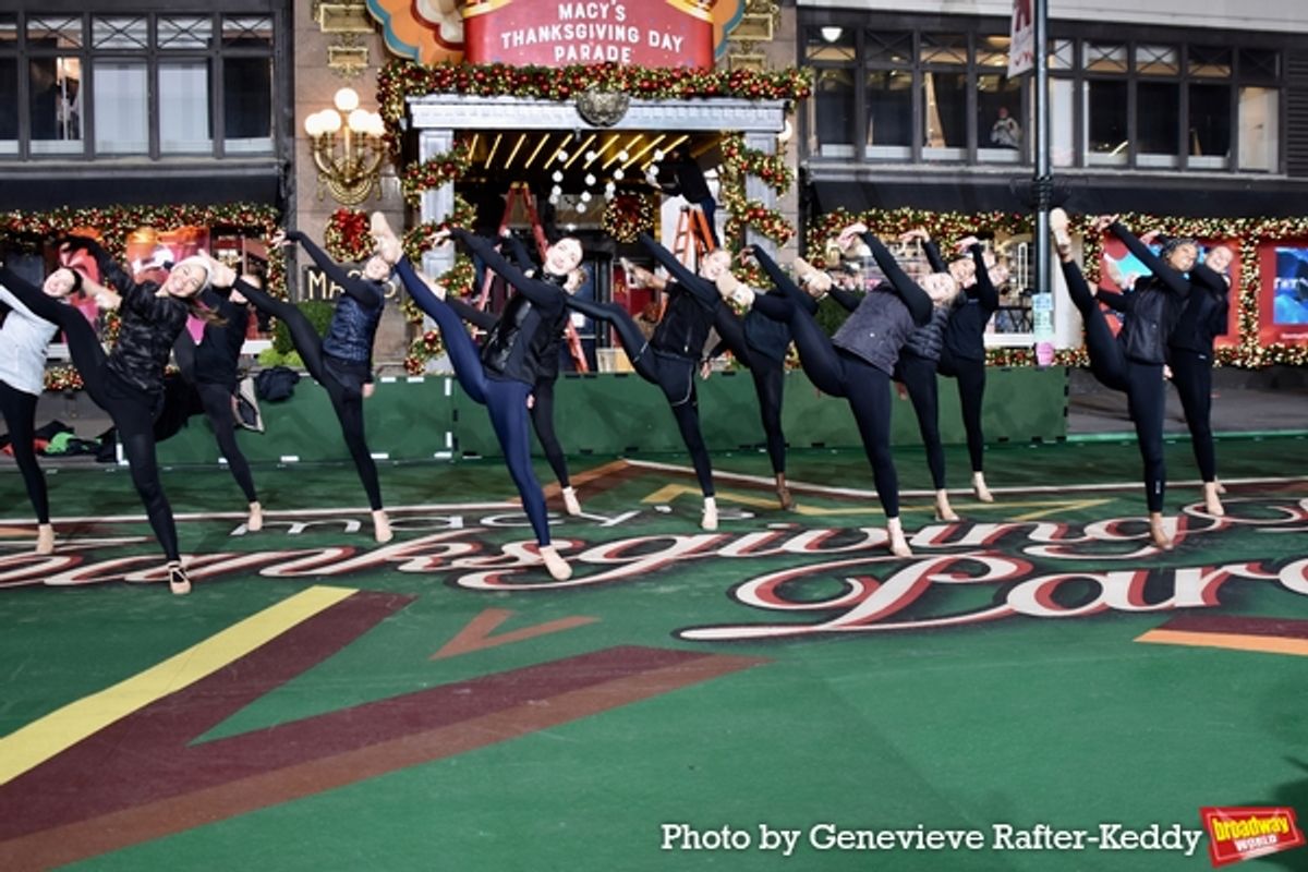 The Radio City Rockettes at Photos: Inside the Second Day of Rehearsals For the Macy's Thanksgiving Day Parade