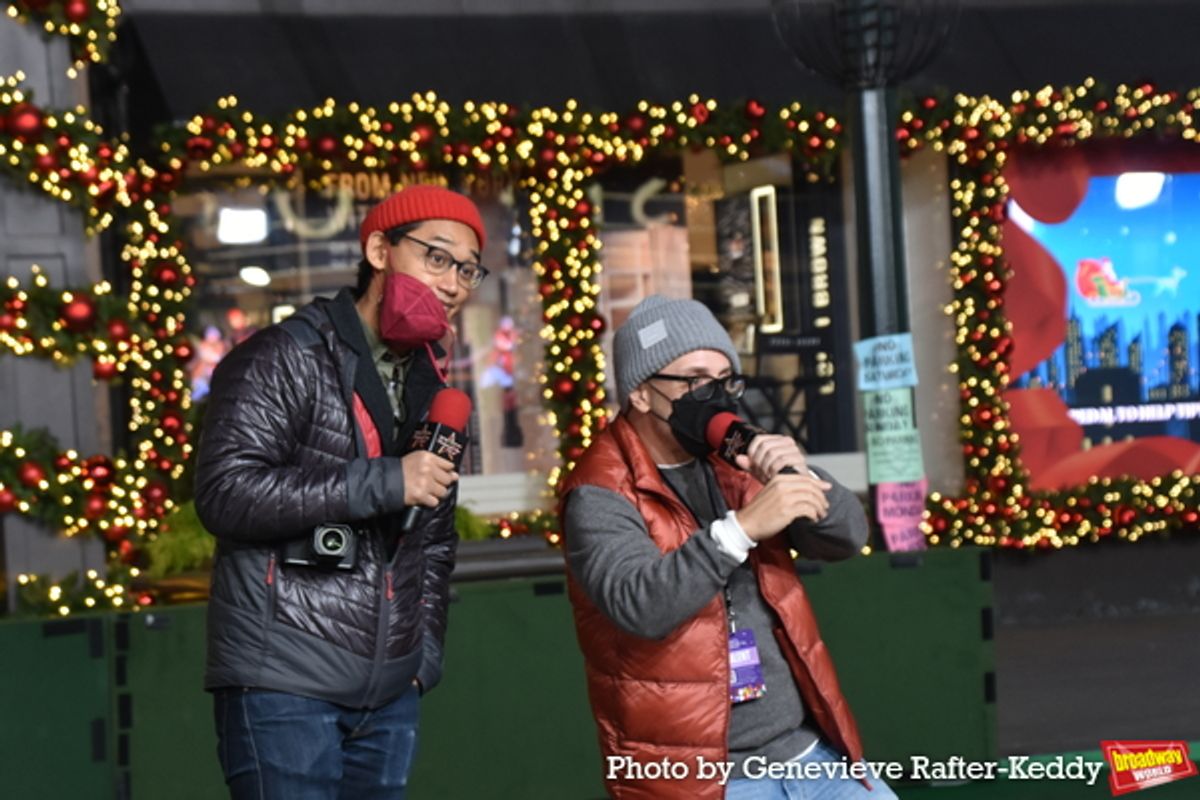 Joshua Dela Cruz and Steve Burns at 