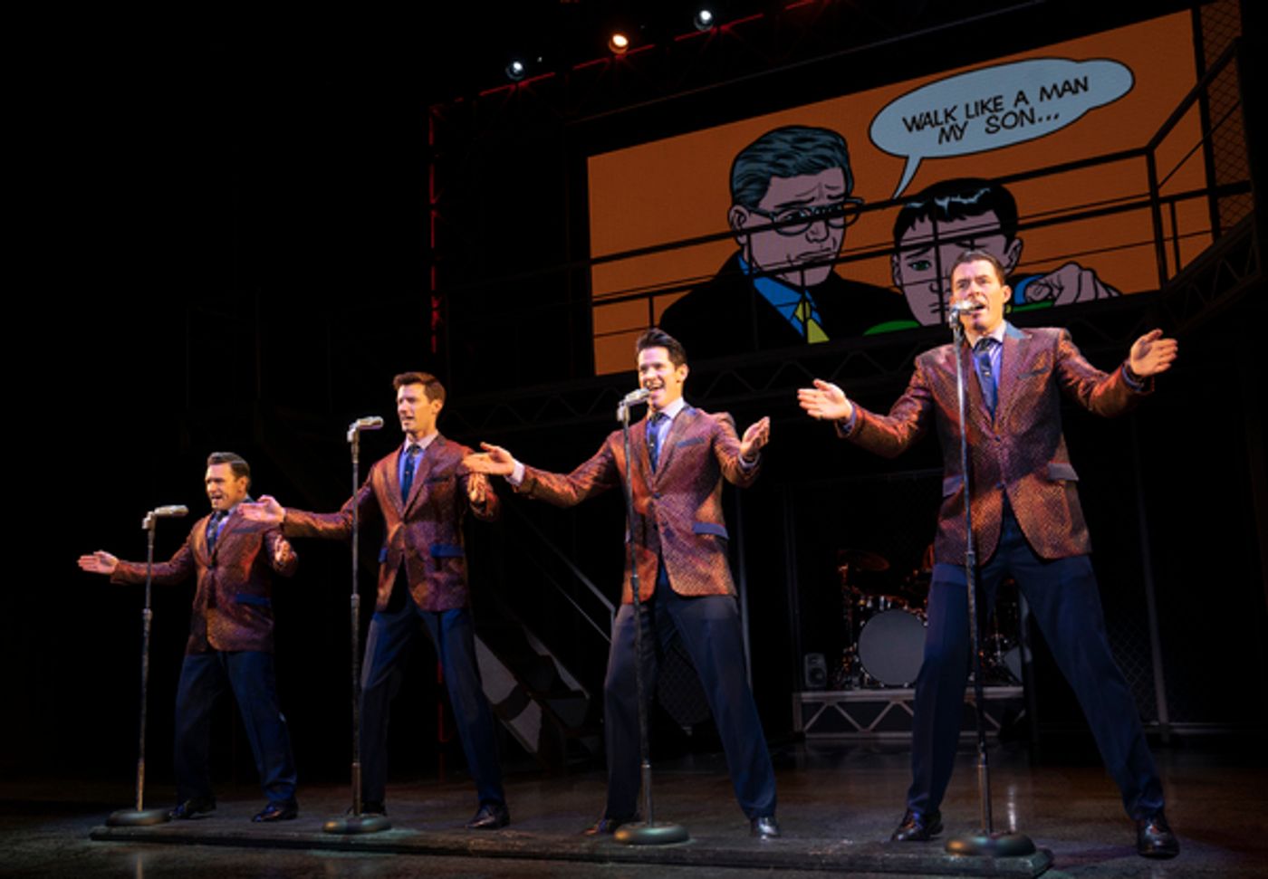 Photos: All New Photos of the Cast of JERSEY BOYS at New World Stages  Image