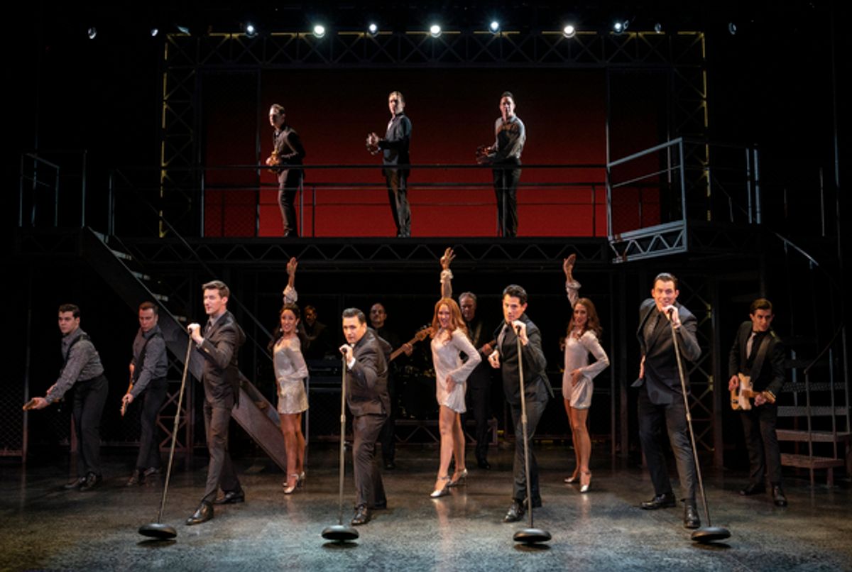 Company at Photos: All New Photos of the Cast of JERSEY BOYS at New World Stages
