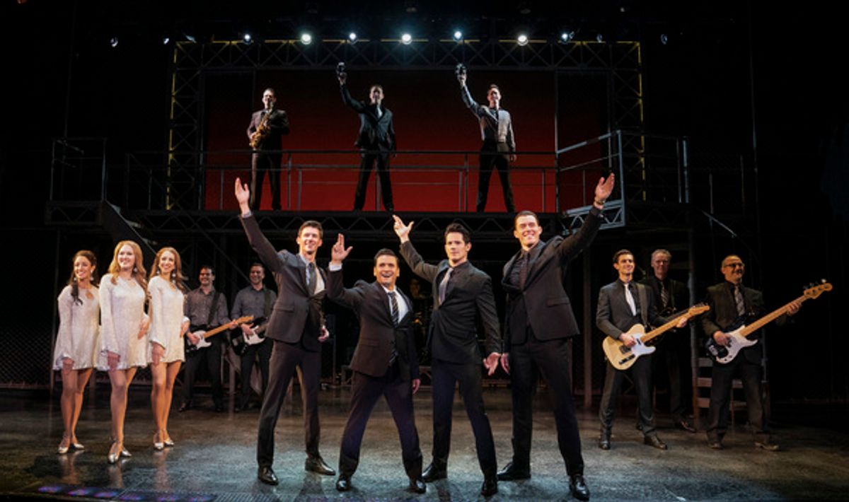 Company of Jersey Boys at Photos: All New Photos of the Cast of JERSEY BOYS at New World Stages