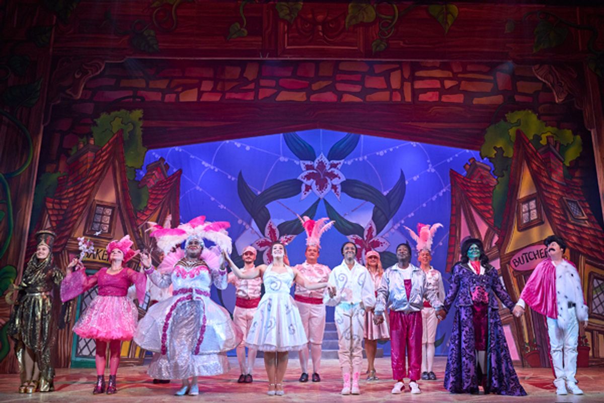 Full Company at Photos: See Clive Rowe & More in JACK AND THE BEANSTALK at Hackney Empire