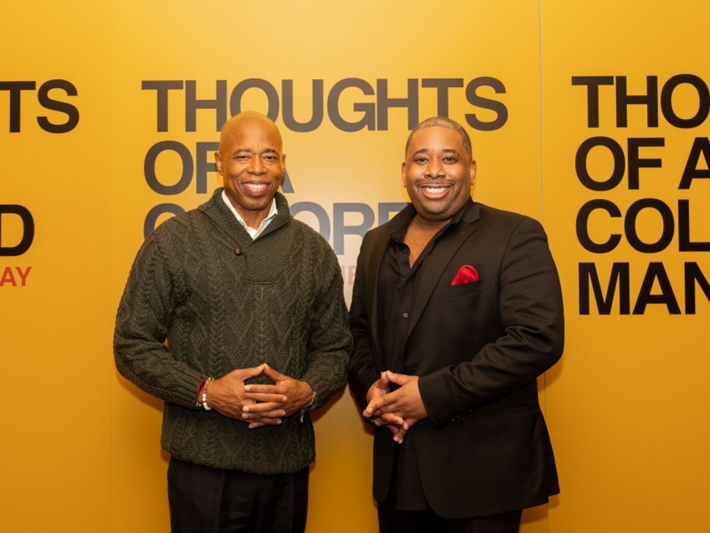 Photos & Video: Mayor-Elect Eric Adams & More Attend THOUGHTS OF A COLORED MAN  Image